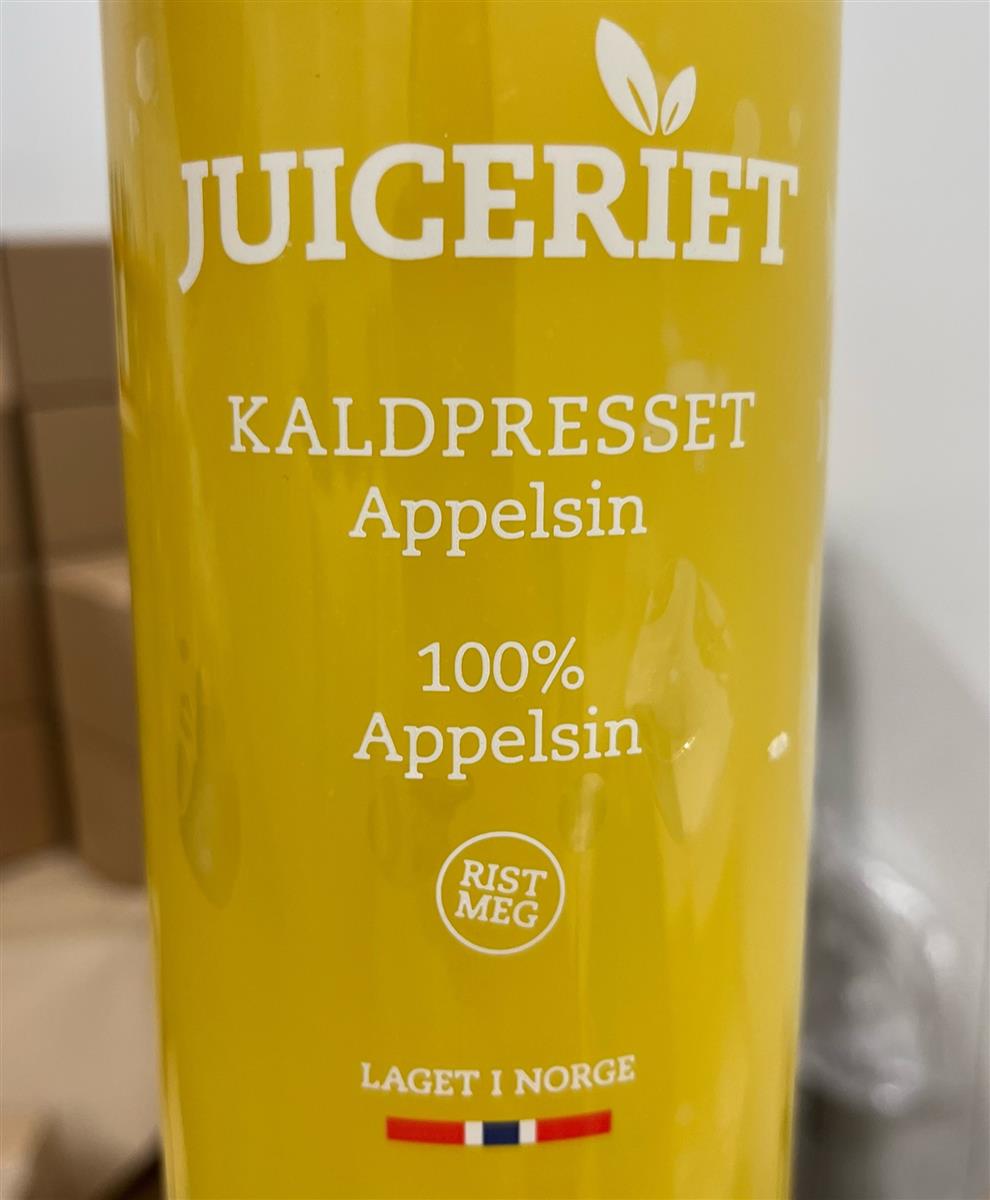 Juice appelsin 10x1 liter + pant