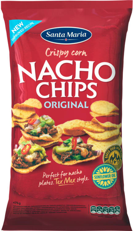 Nacho Chips 475g x 12 poser Santa Maria
