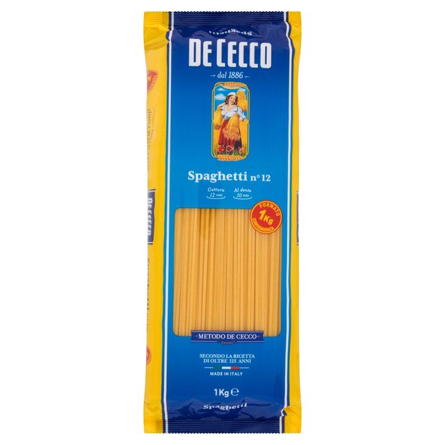 Las Spaghetti De Cecco 1kgx12stk Ifb