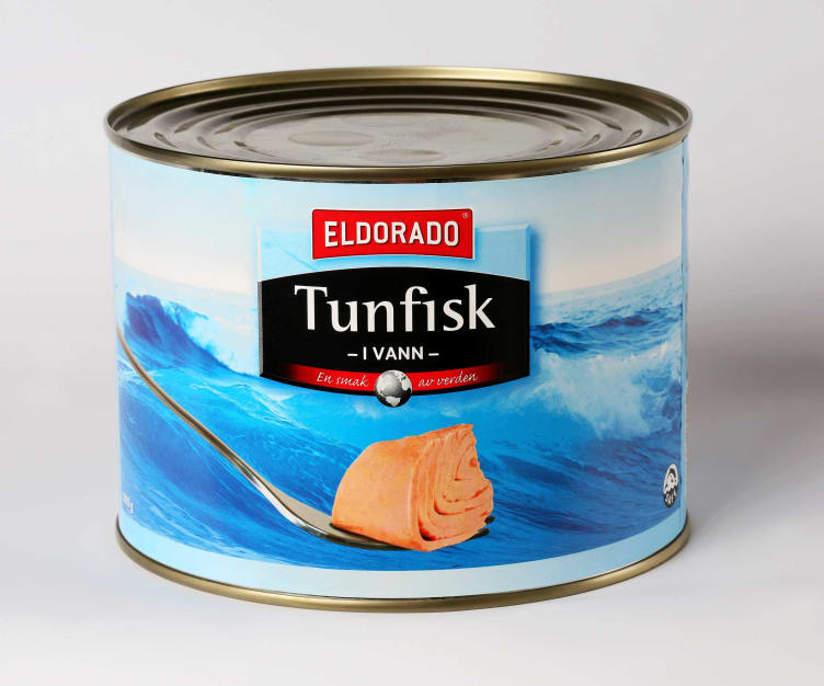 Fisk tunfisk i vann 4x3 kg