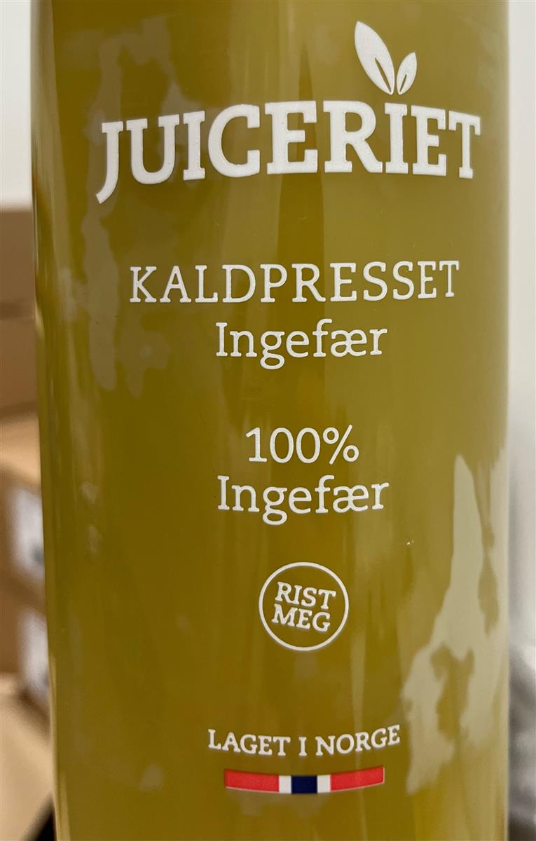 Juice Ingefær 10x1 liter + pant